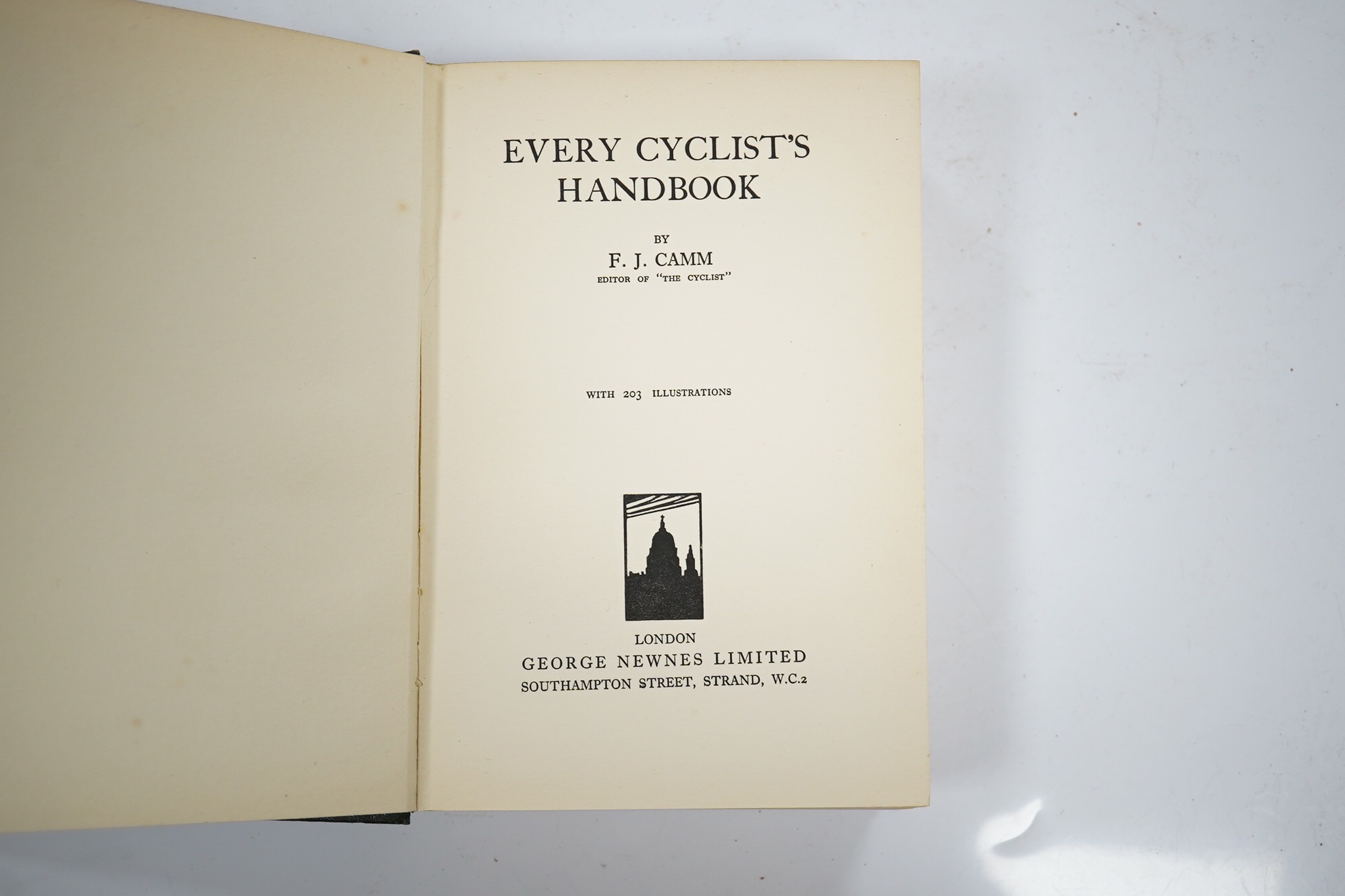 Cyclist's Touring Club - Handbook & Guide. 2 parts; with Farm House, Country Lodgings and Coffee Tavern List. original printed wrappers, sm.9vo., contained loose in limp cloth gilt pictorial and lettered covers. Westmins